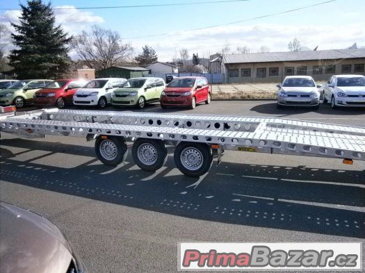 Autopřepravník 8 x 2.07 m na 2 auta NOVÝ 3 nápravy – fotografie 5