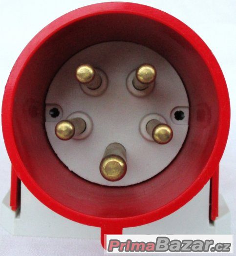 Třífázová přívodka - 5 pólová, 32A / 400V, krytí IP 44 – fotografie 4