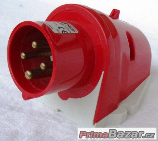 Třífázová přívodka - 4 pólová, 16A / 400V, krytí IP 44 – fotografie 1