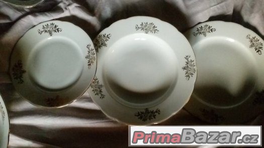 Luxusní jídelní porcelánová souprava - 26 dílů NOVÁ – fotografie 3
