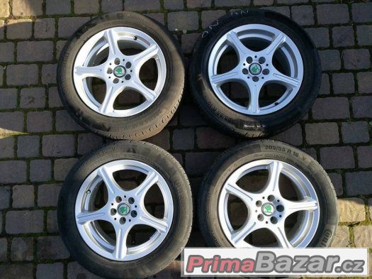 Prodám ALU kola R16 5x100 Škoda, VW, Seat, Audi – fotografie 2