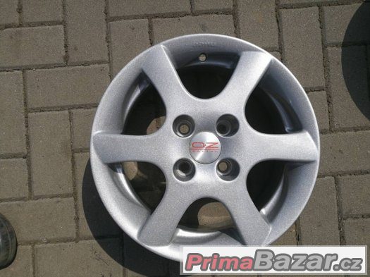 Prodám ALU kola OZ R14 o rozteči 4x100 Hyundai, Renault – fotografie 1