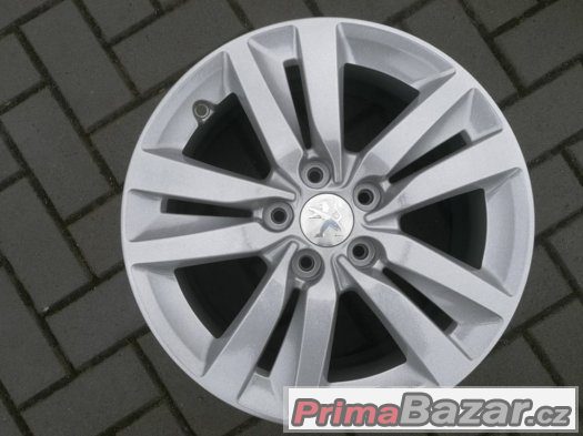 Prodám alu kola original Peugeot R16 5x108 – fotografie 1