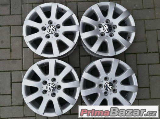 Prodám ALU kola Original VW Golf 5 R15 5x112 – fotografie 2