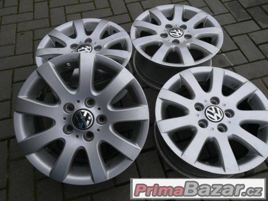 Prodám ALU kola Original VW Golf 5 R15 5x112 – fotografie 3