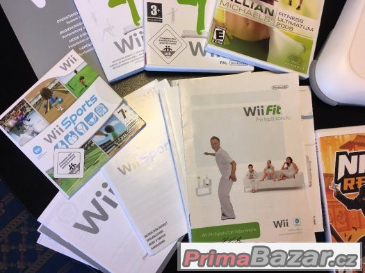Nintendo Wii herní konzole - perfektní stav - fitness ultima – fotografie 2