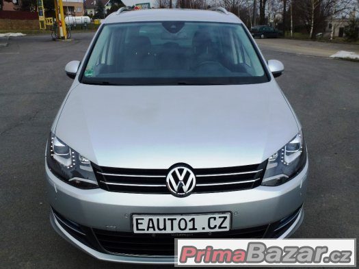 VW SHARAN 2012 TDI 125kW Tažné Bixenon Kůže 11Bag XDS ALU18" – fotografie 2