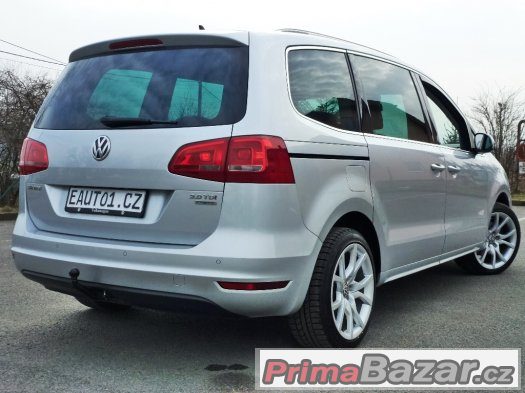 VW SHARAN 2012 TDI 125kW Tažné Bixenon Kůže 11Bag XDS ALU18" – fotografie 3