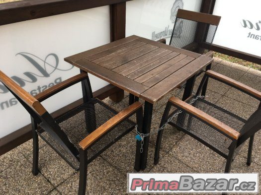 Restaurace - Zahradní nábytek použitý KOV/DŘEVO - část 1. – fotografie 1