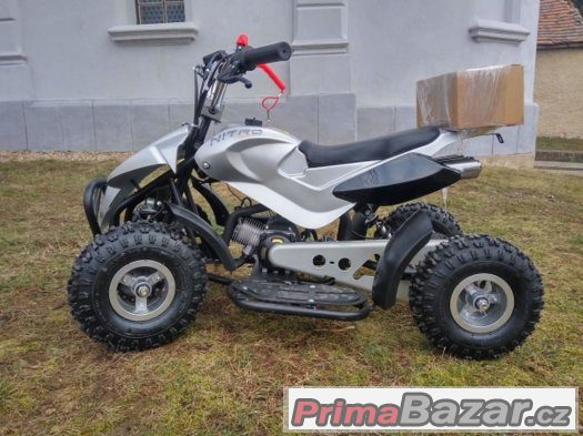 Dětská čtyřkolka 49cc Dragon 4" - stříb – fotografie 2