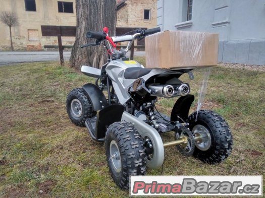 Dětská čtyřkolka 49cc Dragon 4" - stříb – fotografie 3
