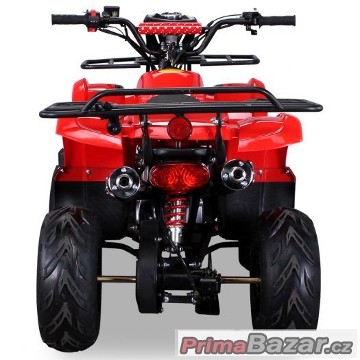 Dětská čtyřkolka Hummer 125cc 7" - Červená – fotografie 3