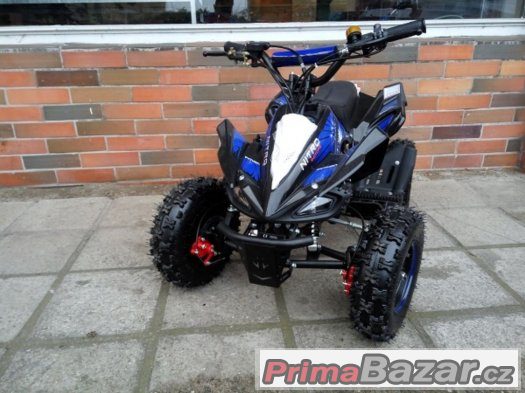 Dětská čtyřkolka 49cc Python Deluxe - modrá – fotografie 1