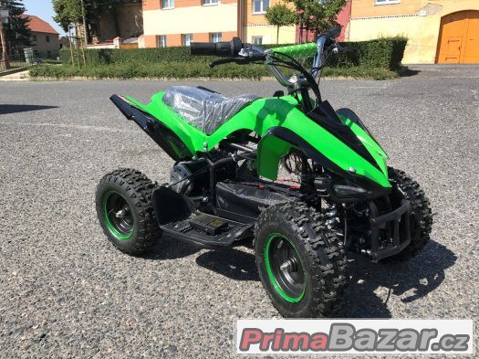 Dětská elektro čtyřkolka Racer 800w -zelená – fotografie 2