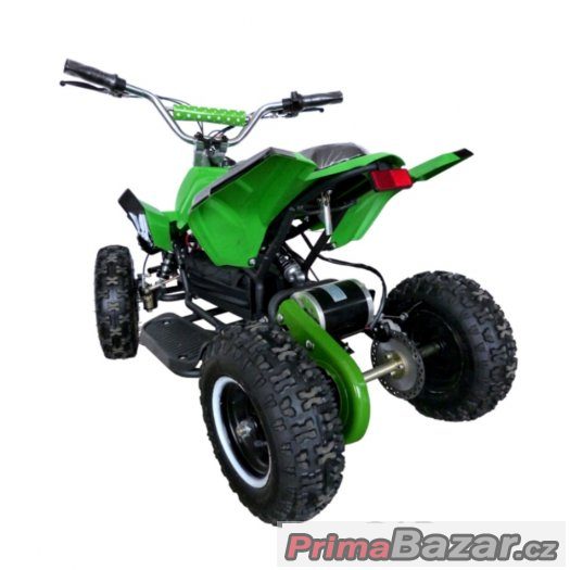 Dětská elektro čtyřkolka Racer 800w -zelená – fotografie 5
