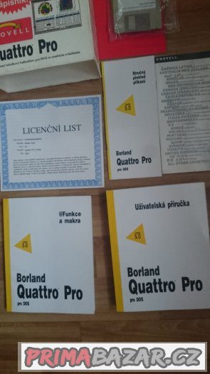 Prodám retro software Quattro Pro, verze 5.0 – fotografie 3