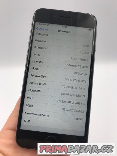 iPhone 6s 16GB Space Grey - nová baterie – fotografie 2