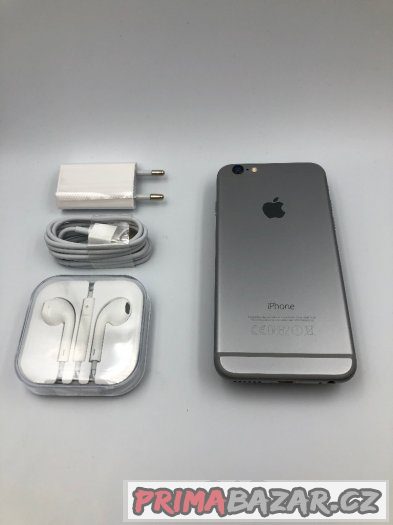 iPhone 6 16GB černý - záruka - TOP stav – fotografie 1