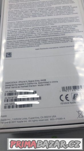 iPhone X 64GB silver - Nerozbalený nový kus – fotografie 3