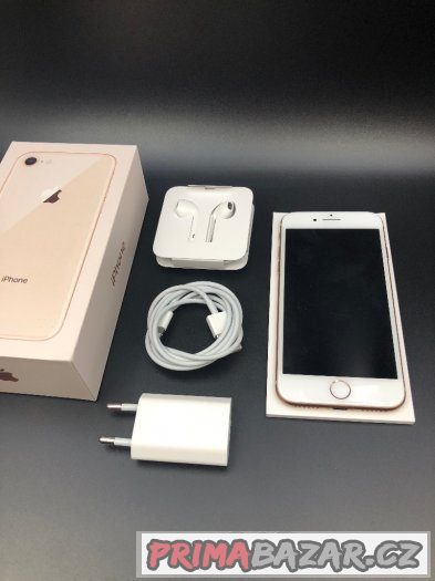 iPhone 8 64GB Gold, stav nového - CZ záruka – fotografie 1