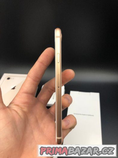 iPhone 8 64GB Gold, stav nového - CZ záruka – fotografie 5