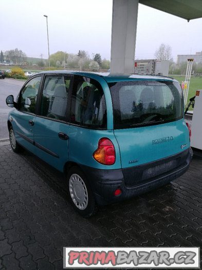 FIAT MULTIPLA 1,6i+CNG..6 MÍST.161863 KM.TOP STAV – fotografie 4