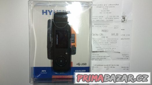MP3 přehrávač Hyundai MP 366 8GB FM B černý – fotografie 2