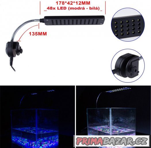 Akvarijní osvětlení 48x LED – fotografie 1
