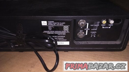 TOSHIBA vhs - video přehrávač – fotografie 3