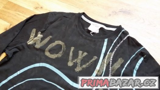 Pánské triko DESIGUAL Black Amazement - velikost L – fotografie 2