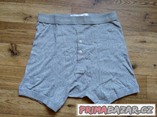 Pánské boxerky CALVIN KLEIN Grey - velikost L/G – fotografie 3