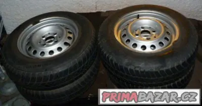 LETNÍ SADA 4 KOL ŠKODA155/80R13 5,5J 4x100x57