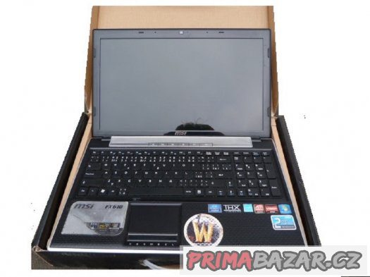 MSI FX610 HERNÍ NOTEBOOK ROK 2011 PC12000.- HD 320GB RAM 4GB – fotografie 1