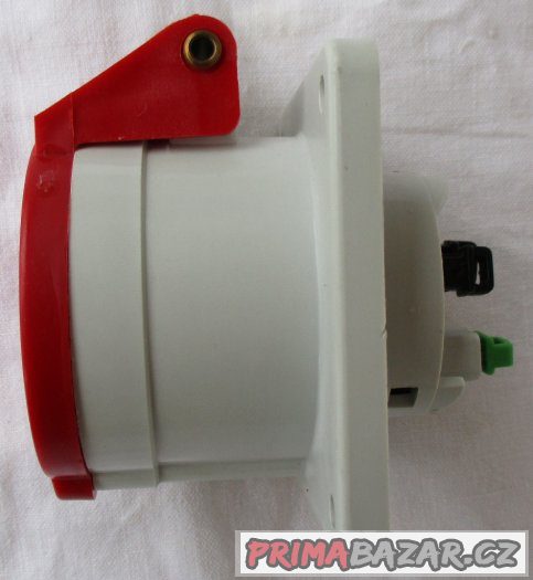 Třífázová zásuvka - 4 pólová, 16A / 400V, krytí IP 44 – fotografie 5
