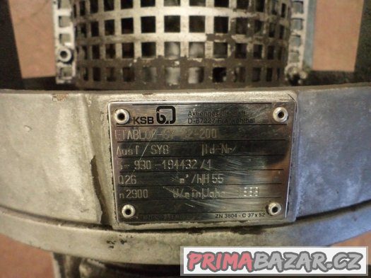 Čerpadlo V E M s motorem – fotografie 2