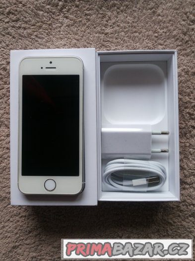 Apple iPhone 5S 16GB Silver, pěkný, záruka – fotografie 2