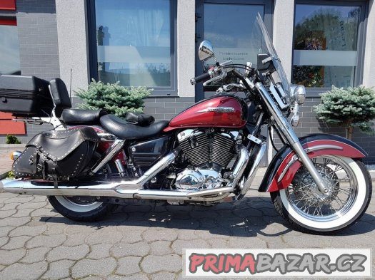 Honda shadow vt 1100 2000 roku krasny ako novy – fotografie 1