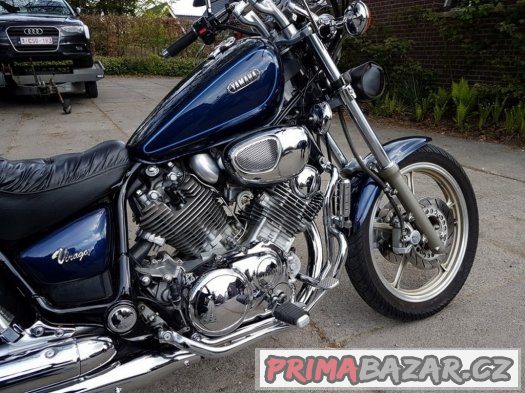 Yamaha virago xv 750 1992 roku 17000 km krasny – fotografie 5