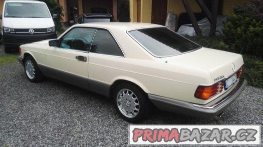 SEC číňan W126 ,  coupe 560  200kw rok 86 – fotografie 4