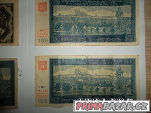 Prodam  bankovky 50 a 100 – fotografie 2
