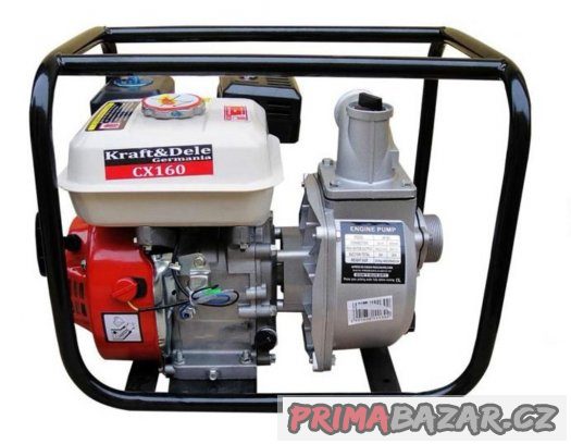 Benzínové čerpadlo na vodu 2" 600L/min 5,5Kw – fotografie 1