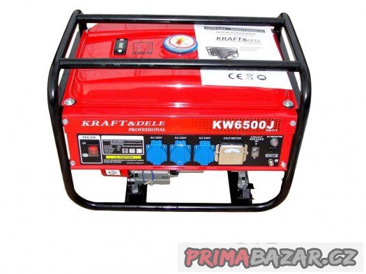 Elektrocentrála benzínová AVR 2500W (230V/12V DC) – fotografie 1
