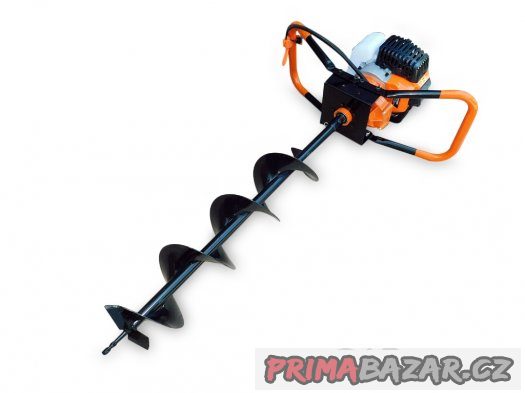 Benzinový půdní vrták 3,8Kw + 3 vrtáky (15,20,25) – fotografie 1