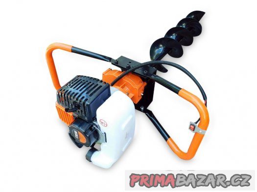 Benzinový půdní vrták 3,8Kw + 3 vrtáky (15,20,25) – fotografie 5