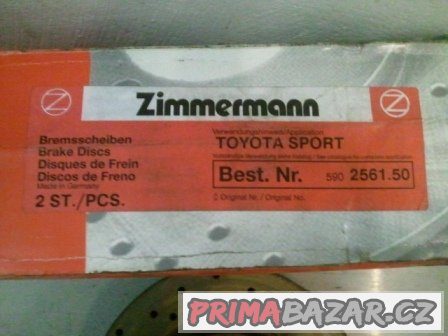 Brzdové kotouče Zimmermann přední 5 x 100 – fotografie 2