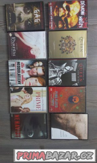 10 DVD v obalu - filmy, koncert Queen... – fotografie 1