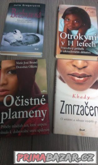4 knihy - Zmrzačená, Otrokyní v 11 letech... – fotografie 1