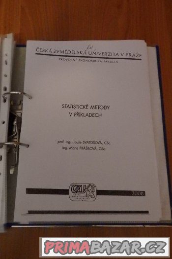 Statistické metody v příkladech – fotografie 2