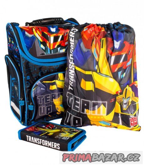 ŠKOLNÍ AKTOVKA BATOH 3v1 TRANSFORMERS – fotografie 1