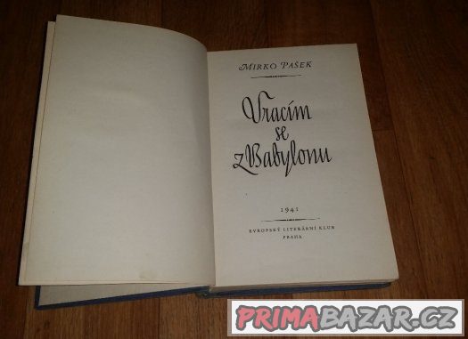 Prodám knihu Vracím se z Babylónu – fotografie 2